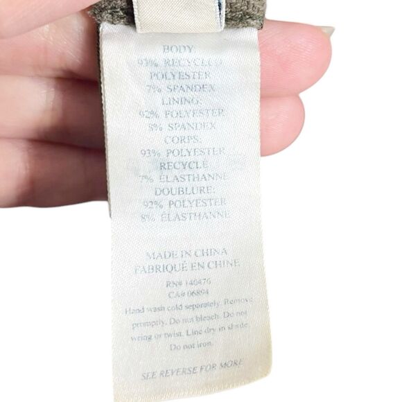 Faherty Sia Bikini Top In Navy Blue Swim Wear Triangle Women’s Size S - Picture 9 of 10